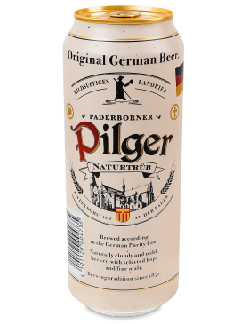 Пиво Paderbor Pilger світле 5% ж/б