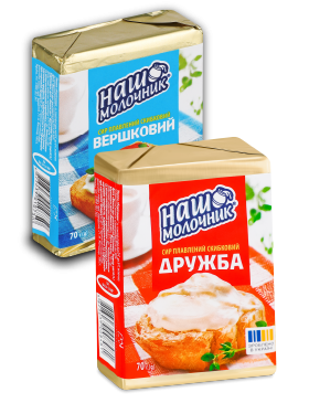 Сир плавлений Наш Молочник 40% брикет