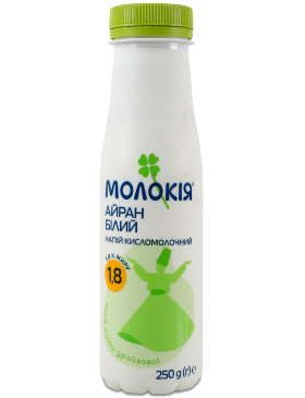 Напій кисломолочний Айран Молокія Білий 1,8% пет