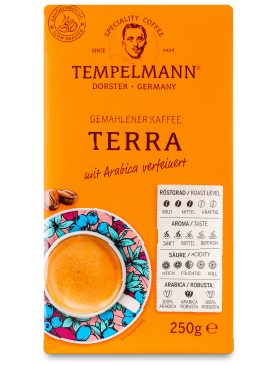 Кава мелена Tempelmann Terra