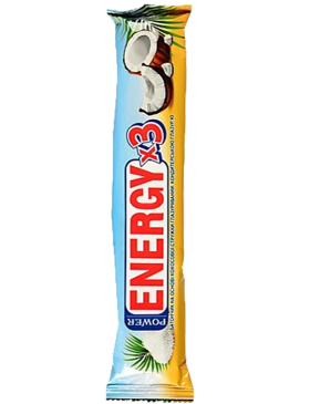 Батончик Power&Energy Кокос стужка