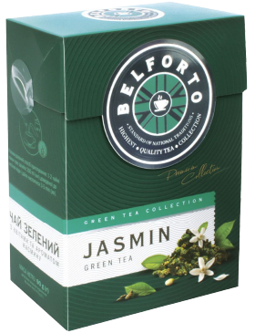 Чай Belforto Зелений З жасміном листовий