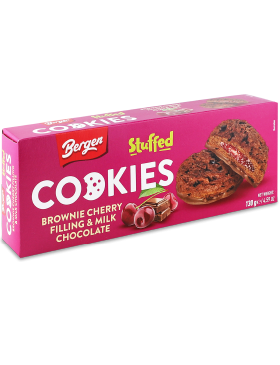 Печиво Bergen Brownie З вишневою начинк