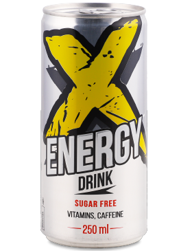Напій енергетичний X ENERGY Sugar Free