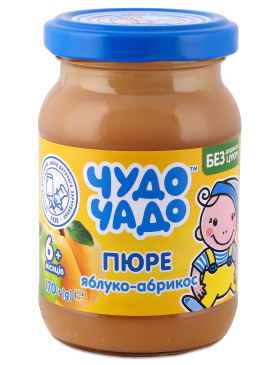 Пюре Чудо Чадо З яблук та абрикос з/ц