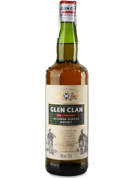 Віскі Glen Clan Blended Scotch 40%