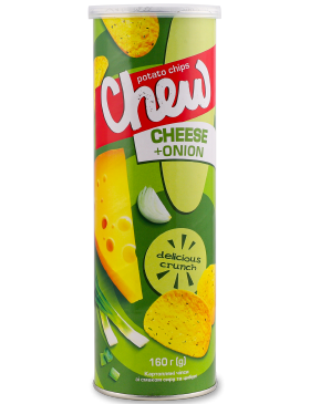 Чіпси Chew! Сир та цибуля