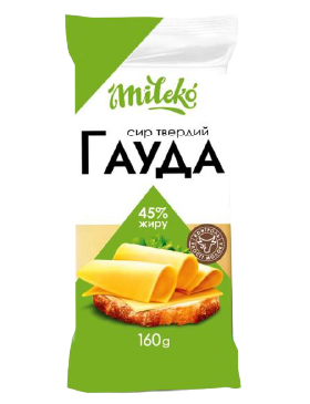 Сир твердий Mileko Гауда 45%