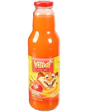 Сік VITTA+ Моркв'яно-Яблучно-Банановий