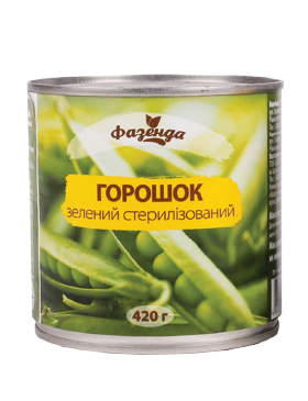 Горошок Фазенда Зелений ж/б