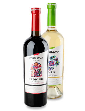 Вино Коблево Бордо червоне/біле напівсол. 9-12%