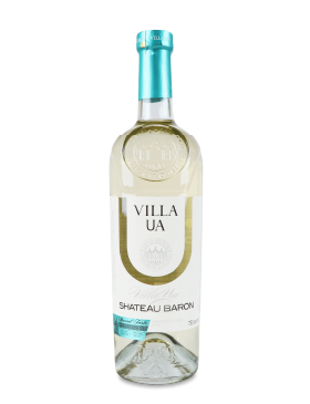 Вино Villa UA Шато Барон столове біле напівсолодке 10-13%