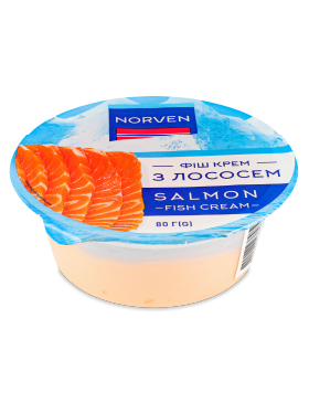 Фіш-крем Норвен з копченим лососем