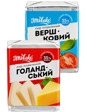 Сир плавлений Mileko 35%