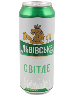 Пиво Львівське Світле 4,3% Ж/Б
