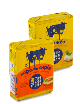 Сир плавлений Пирятин Король сирів / Дружба 38% брикет