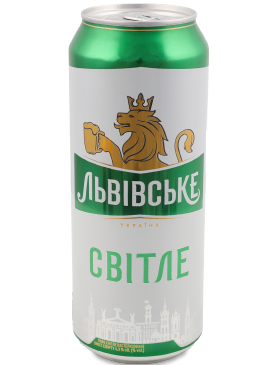 Пиво Львівське Світле 4,3% Ж/Б