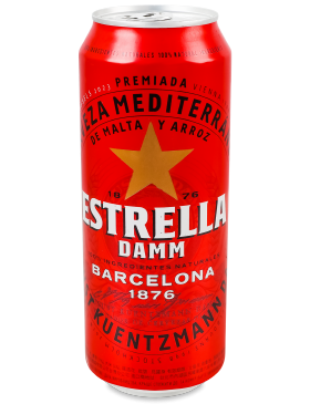 Пиво Estrella Damm Barcelona Світле 4,6% Ж/Б