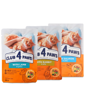 Корм д/котів Club 4 Paws в желе