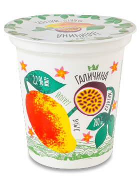 Йогурт Галичина Манго-Маракуйя 2,2%