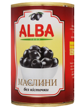 Маслини ALBA FOOD б/к 340/360 ж/б