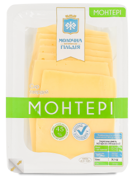 Сир Молочна Гільдія Монтері 45%