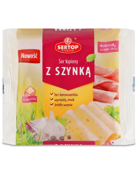 Сир плавлений Sertop З шинкою слайс