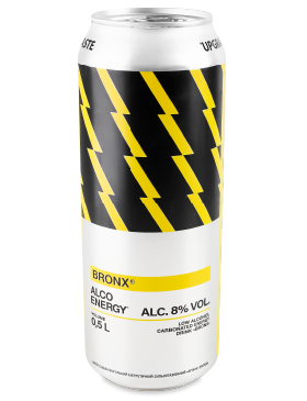 Напій слабоалкогольний енергетичний Оболонь Bronx 8% ж/б