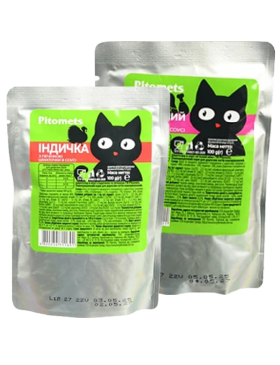Корм д/котів Pitomets (пауч)