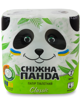 Папір туалетний Сніжна Панда Класік