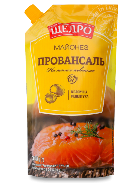 Майонез Щедро Провансаль 67% д/п