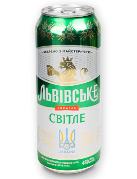 Пиво Львівське Світле 4,3% ж/б
