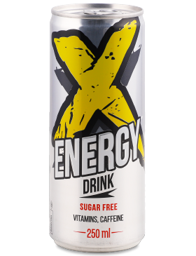 Напій енергетичний X ENERGY Sugar Free
