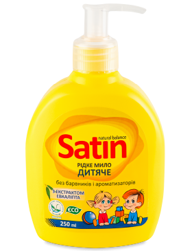 Гель-мило Satin д/дітей Natural Balance