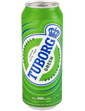 Пиво Туборг Грін 4,6% Ж/Б