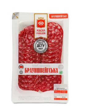 Ковбаса М'ясна Гільдія Брауншвейгська с/к в/г Д55 ТГУ СЕРВ