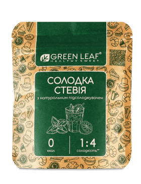 Стевія Green Leaf солодка 1:4