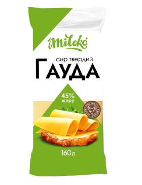 Сир твердий Mileko Гауда 45%