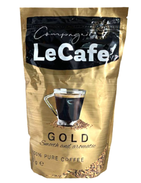 Кава розчинна LeCafe Gold дой пак