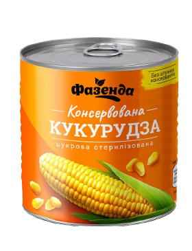 Кукурудза Фазенда Цукрова 340г ж/б