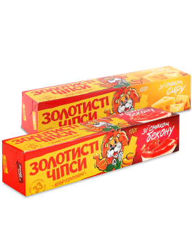 Чіпси картопляні Золотисті Бекон
