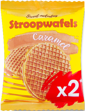 Вафлі Sweet Melodies Stroopwafels З карам