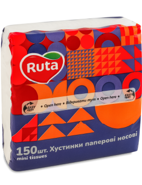 Хустинки носові Рута Mini Tissues 2-шар