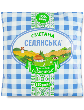 Сметана Селянська 10%