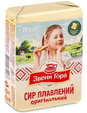 Сир плавлений Звенигора Оригінальний 36%