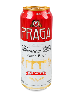 Пиво Praga Premium Pils світле, 4,7%