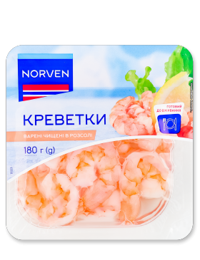 Креветки Норвен У розсолі варені чищені