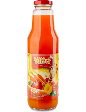 Сік VITTA+ Моркв'яно-Яблучно-Персиковий