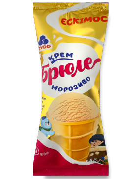 Морозиво Рудь Ескімос Крем-брюле ваф стак