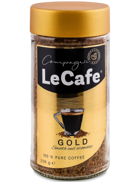 Кава розчинна LeCafe Gold с/б